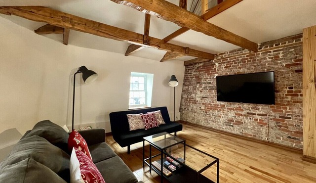 Nice condo with mezzanine floor and terrace.