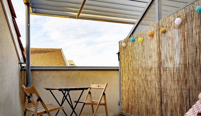 Nice duplex with terrace near Gare Part Dieu