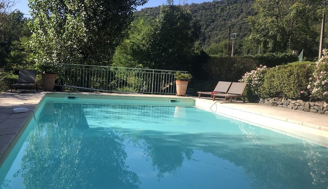 Nice farmhouse from the Ardeche with a pool