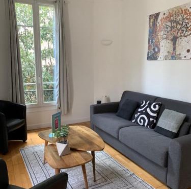 Nice Grand appartement face jardin