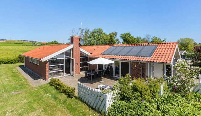 Nice home in Knebel with sauna