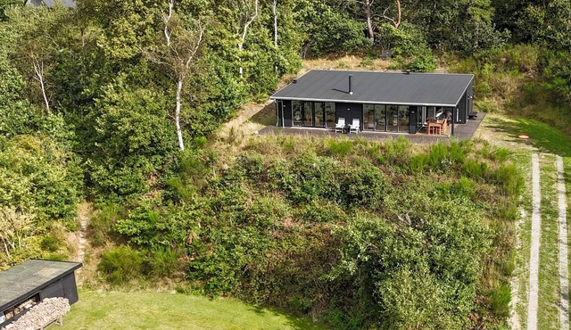 Nice home in Knebel with house sea view