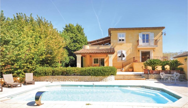 Nice home in La colle sur loup with 5 Bedrooms, Private swimming pool and Outdoor swimming pool
