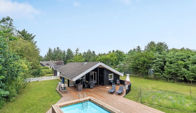 Nice home in Saltum with sauna
