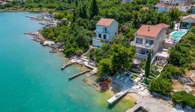 Nice home in Ston with sauna