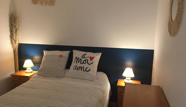 Nice house - 2 bedrooms - 1 bathroom 60m from the sea