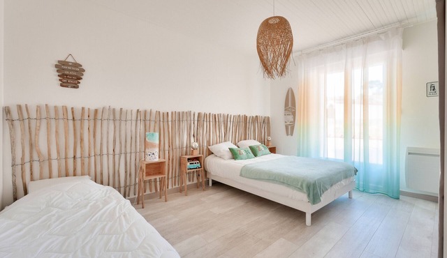 Nice house for 9 at 5 min to the beach