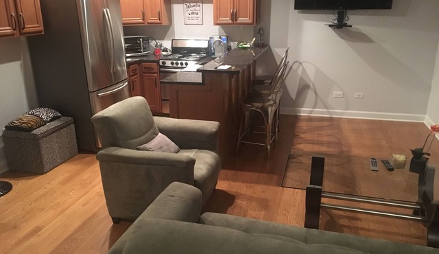 Nice in law apartment, close to O'Hare airport . (10 min away)
