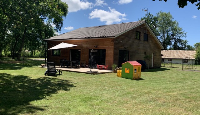 Nice new wooden house