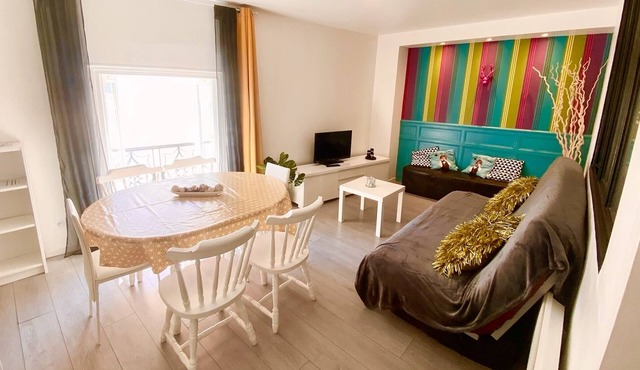 Nice quiet apartment for 6 people 5 min from the beach