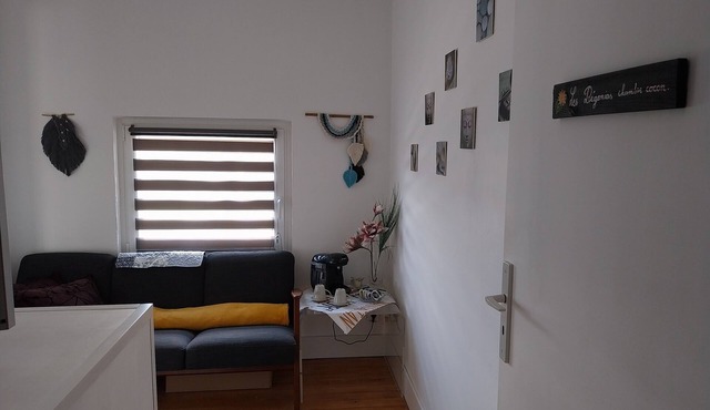 Nice quiet room with adjoining living room A plus, large garden with terrace