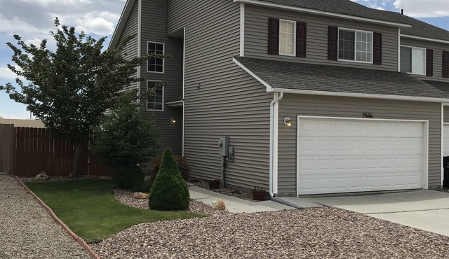 Nice, quiet townhouse with garage. Nicely landscaped and fenced in backyard.