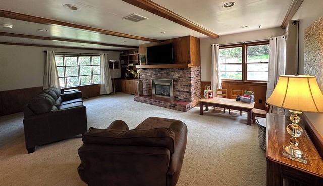 Nice sized family friendly home with 2 living spaces. Large private backyard!