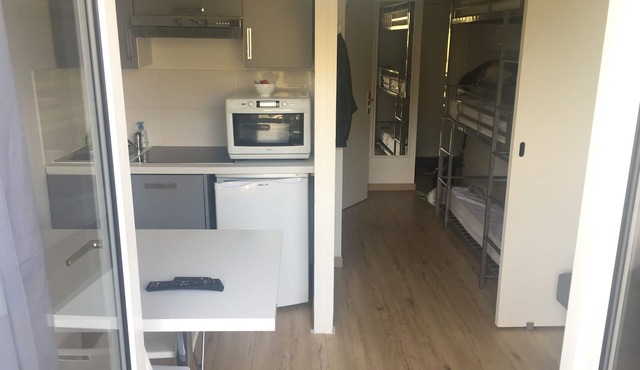 Nice studio with beautiful view at the foot of the slopes