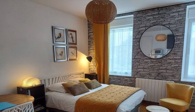 Nice studio with terrace, Brest Center