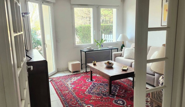 Nice T2 with garden and terrace in Tourgéville