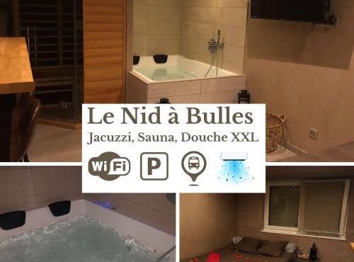 Nid à bulles - Loft 35m2 sauna jacuzzi 10min centre Strasbourg