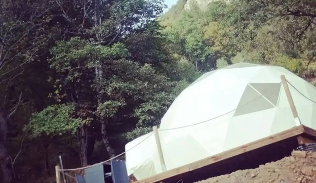 Night in a magical place