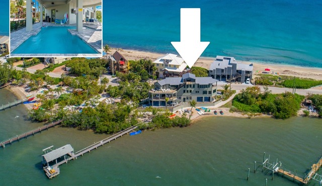 Nirvana Shores: Ocean-2-River FL Beach House w/heated pool,dock,elevator,hot tub
