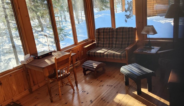 nKawagama Shoreline | Quiet Log Cottage on Kawagama with wood-burning fireplaces