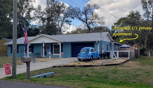 No additional fees expect a small one for pets. Minutes from downtown Ocala.