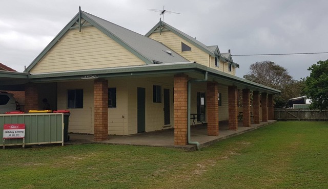 No better location - opposite the creek and a short stroll to the club.