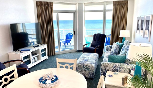 NO OWNER FEES! Gorgeous Updated OCEANFRONT 2/2 Suite, OF Master, W/D, 18th Fl