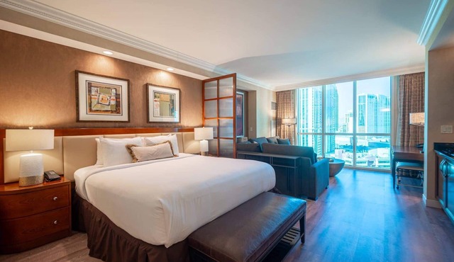 No Resort Fee Strip View Suite + Free Valet+ Pool
