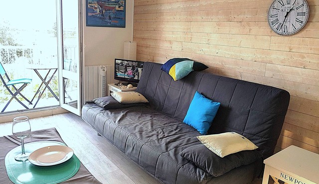 Noirmoutier island : studio for 2 persons, 300m beach and seaview