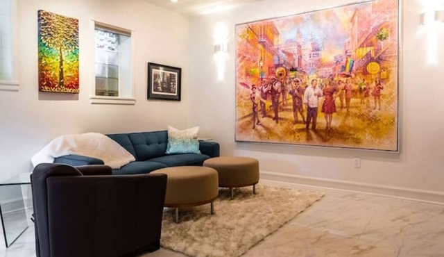 NOLA Suite Hot Tub Downtown Original Art