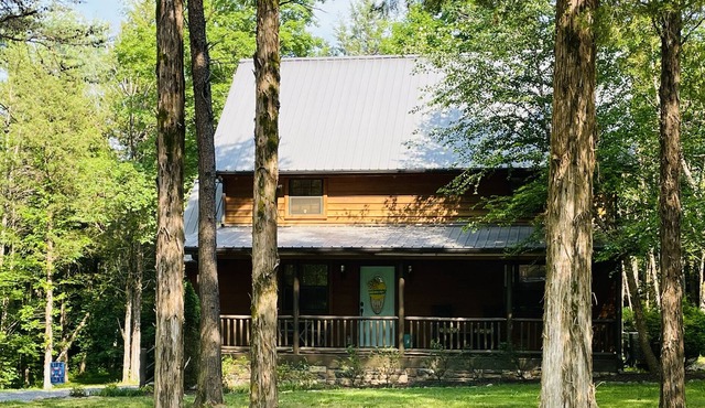 Nolin Lake modern log cabin, walking distance/access to lake, near Mammoth Cave