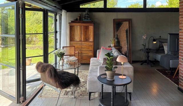 Nordic holiday home with fjord views on Enø