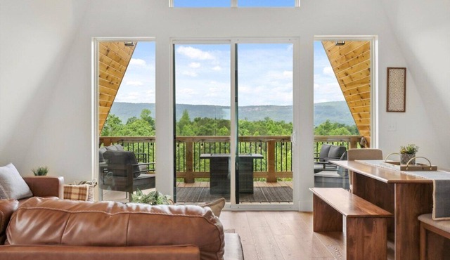 Nordic Nest | Large A-frame Cabin | Bluff Views