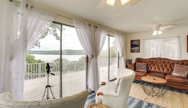 Norfork Lake Views: Home w/Deck in Henderson