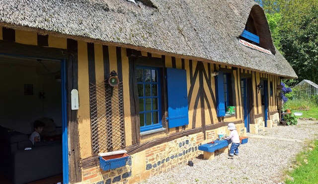 Norman cottage in the countryside between Lisieux and Honfleur