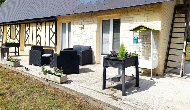 Norman half-timbered house