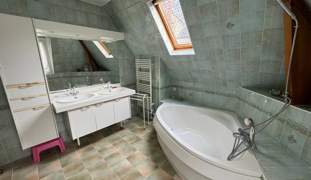 Norman house facing the sea