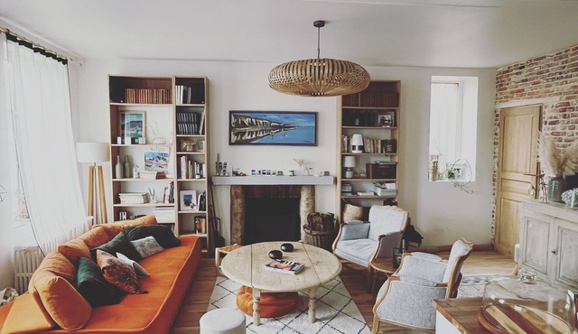 Normandy Charming house in the heart of Veules les Roses 2mn from the beach