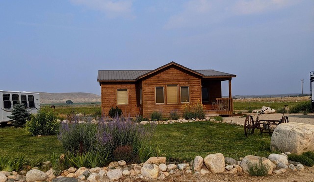 North 40 Cabin- Pet friendly cabin on a working cattle ranch, Panoramic Mountain Views