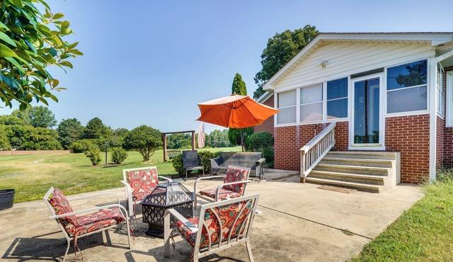 North Carolina Getaway w/ Patio on 4 Acres
