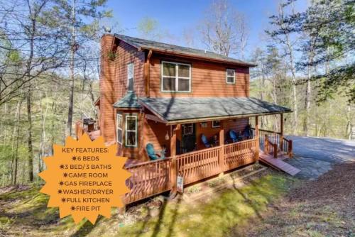 North GA Mountain Cabin 3BR3BA,Fire Pit,Game Rm