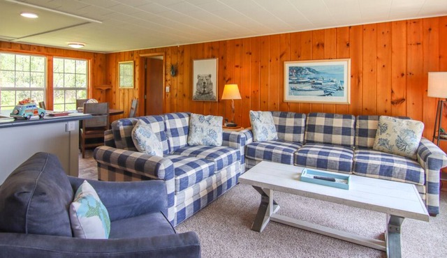 North Shore Bear Lake, MI Cottage, 4 bedrooms 2 bathrooms. 175 feet of frontage!