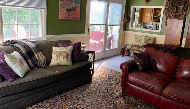 North Woods 1 BR - Deck, Grill - walk to Salmon River!
