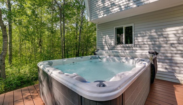 Northern Michigan Hideaway with Hot Tub and Fire Pit!