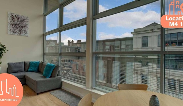 Northern Quarter Penthouse by City SuperHost