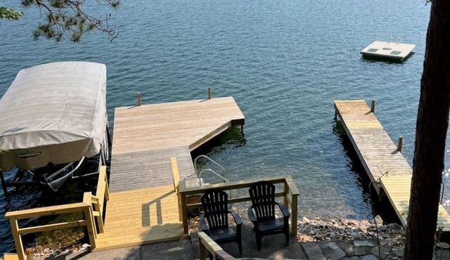 Northern Wisconsin Waterfront Cabin Lake Ellwood Spread Eagle WI