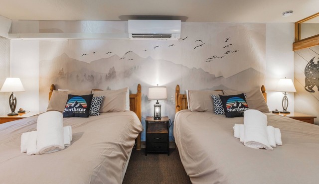 Northstar In-Village Timber Creek Ski-In/Out, AC, Arcade, Patio + Covered Parking, EV & NPOA Amenity