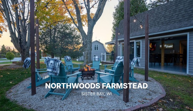 Northwoods Farmstead: Bar/Sauna/Games on 1.5 Acres