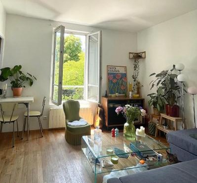 Notre appartement vue sur les Buttes Chaumont