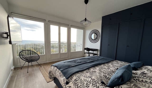 Nouveau! Appartement vue mer 180° et Place Parking